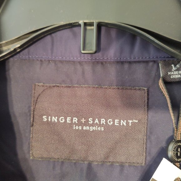 SINGER + SARGENT LOS ANGELES MEN'S FASHIONABL LIGHTWEIGHT JACKET - SIZE LARGE - Picture 7 of 9